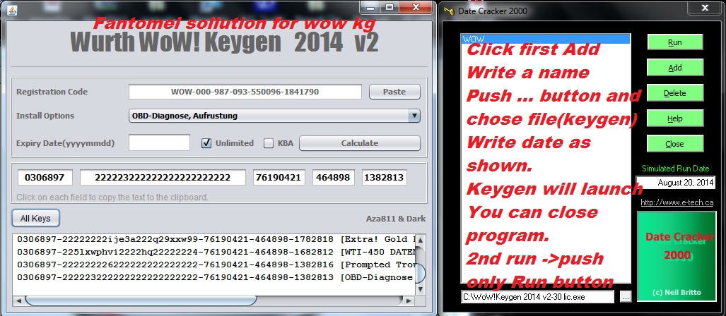 wurth wow 5.00.8 keygen 2012 download